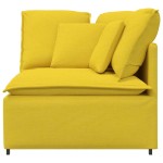 vidaXL Modul modular de colț pentru canapea cu perne 100 cm
