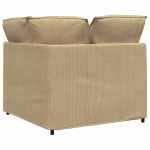 vidaXL Modul modular de colț pentru canapea cu perne 100 cm