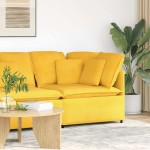 vidaXL Modul modular de colț pentru canapea cu perne 100 cm