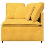 vidaXL Modul modular de colț pentru canapea cu perne 100 cm