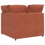 vidaXL Modul de colț pentru canapea modulară cu perne 100 cm vidaXL Modul de colț pentru canapea modulară cu perne 100 cm