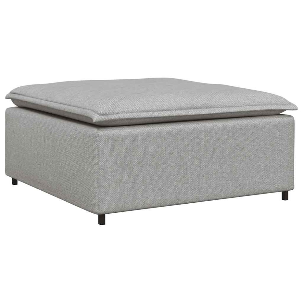 vidaXL Taburet modular pentru canapea, gri nor, 100x100x48 cm