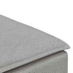 vidaXL Taburet modular pentru canapea, gri nor, 100x100x48 cm vidaXL Taburet modular pentru canapea, gri nor, 100x100x48 cm