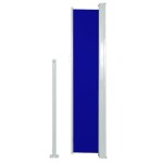 vidaXL Copertină laterală pentru terasă/curte, albastru 160x300 cm vidaXL Copertină laterală pentru terasă/curte, albastru 160x300 cm