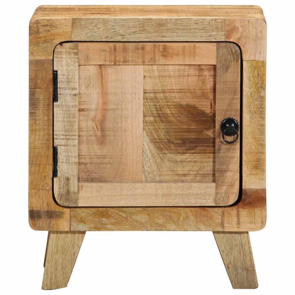 vidaXL Noptiera 40x32x46 cm lemn masiv Mango brut