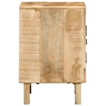 vidaXL Noptiera 40x32x46 cm lemn masiv Mango brut vidaXL Noptiera 40x32x46 cm lemn masiv Mango brut