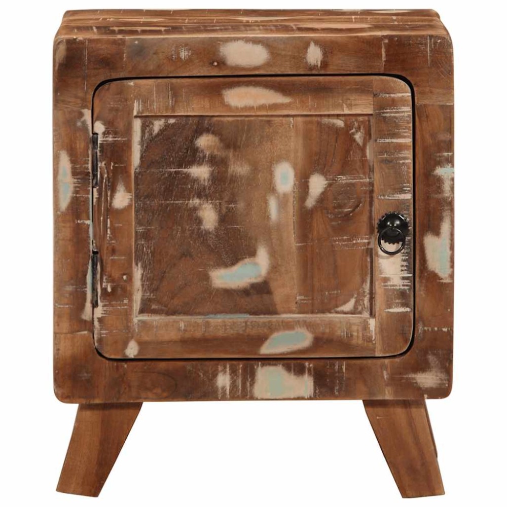 vidaXL Noptiera 40x32x46 cm lemn masiv recuperat