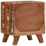 vidaXL Noptiera 40x32x46 cm lemn masiv recuperat