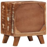 vidaXL Noptiera 2 buc 40x32x46 cm lemn masiv recuperat