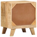 vidaXL Noptiera 40x32x46 cm lemn masiv Mango brut vidaXL Noptiera 40x32x46 cm lemn masiv Mango brut