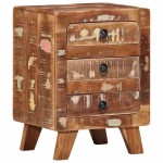 vidaXL Noptiera 37x32x50 cm lemn masiv recuperat vidaXL Noptiera 37x32x50 cm lemn masiv recuperat