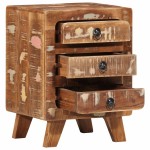 vidaXL Noptiera 37x32x50 cm lemn masiv recuperat vidaXL Noptiera 37x32x50 cm lemn masiv recuperat