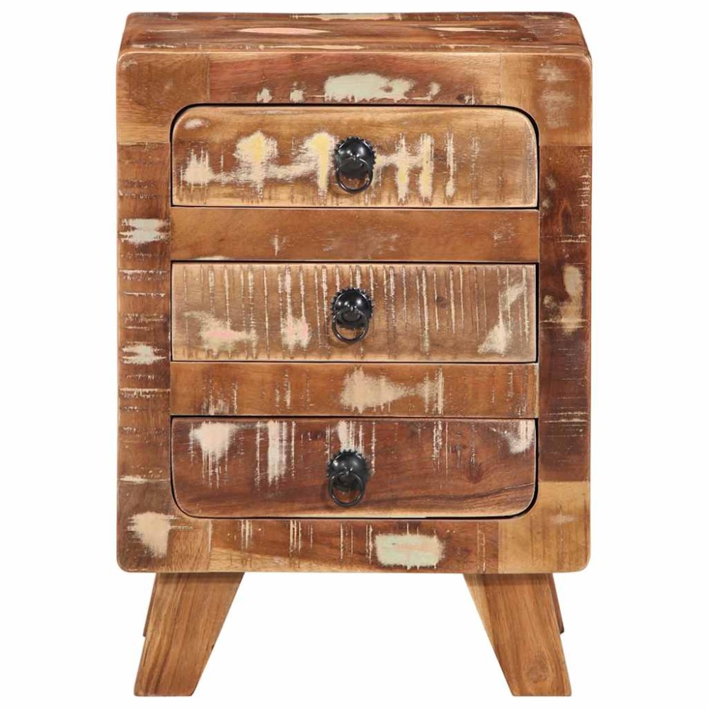 vidaXL Noptiera 2 buc 37x32x50 cm lemn masiv recuperat