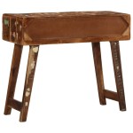 vidaXL Masă consolă, 90x32x75 cm, lemn masiv recuperat vidaXL Masă consolă, 90x32x75 cm, lemn masiv recuperat