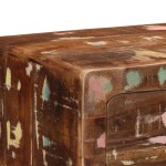 vidaXL Masă consolă, 90x32x75 cm, lemn masiv recuperat vidaXL Masă consolă, 90x32x75 cm, lemn masiv recuperat