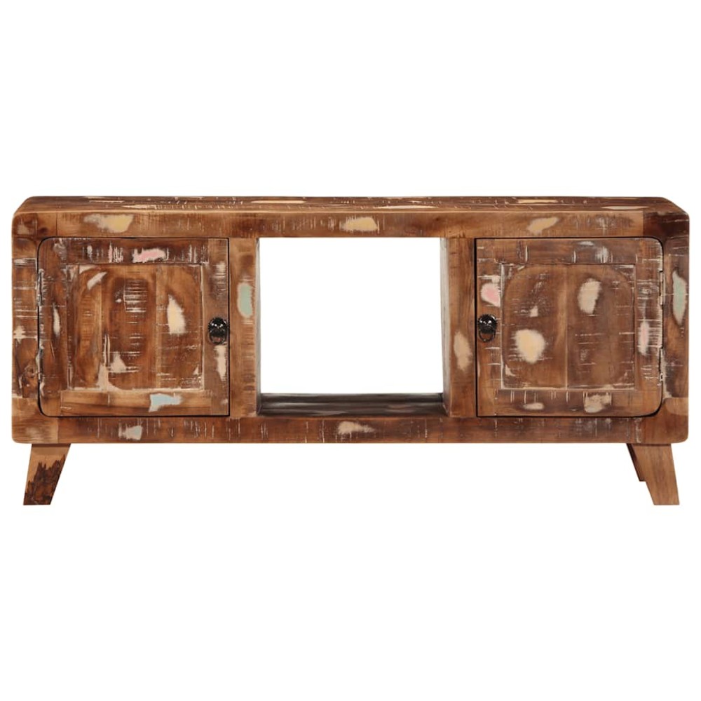 vidaXL Dulap TV 105x46x32 cm lemn masiv recuperat