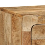 vidaXL Dulap TV montat pe perete 100x32x25 cm lemn masiv Mango brut