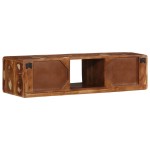 vidaXL Dulap TV montat pe perete 100x32x25 cm, lemn masiv reciclat