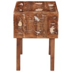 vidaXL Mese de capăt Multicolour 40 x 32 x 46 cm Lemn masiv reciclat