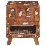vidaXL Mese de capăt Multicolour 40 x 40 x 49 cm Lemn masiv reciclat