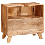 vidaXL Dulap de Baie cu raft cu depozitare cu ușă