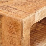 vidaXL Mese de toaletă pentru dormitor cu raft Lemn de mango solid
