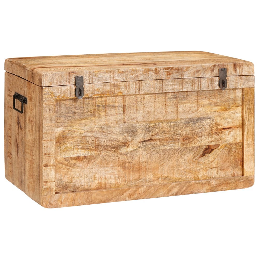 vidaXL Cutie de depozitare Maro 70 x 35 x 40 cm Lemn masiv de mango