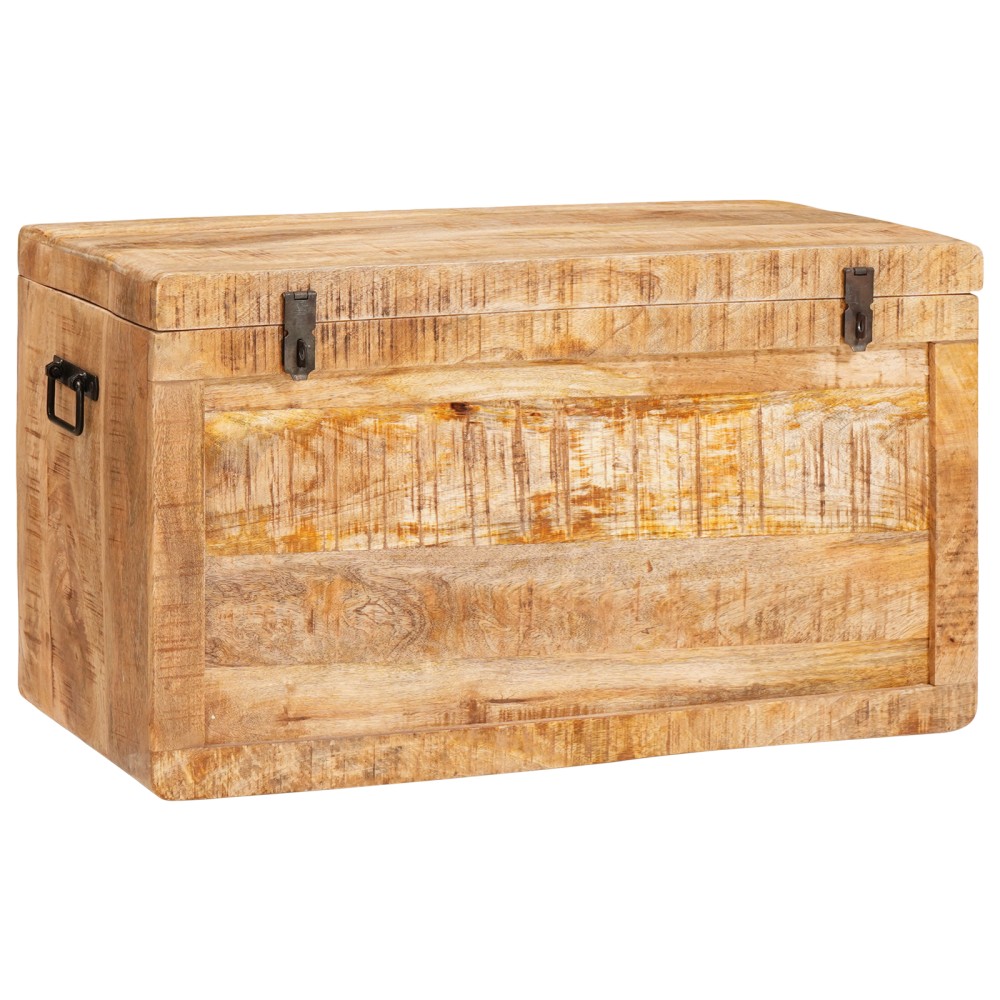vidaXL Cutie de depozitare Maro 70 x 35 x 40 cm Lemn masiv de mango