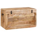 vidaXL Cutie de depozitare Maro 70 x 35 x 40 cm Lemn masiv de mango vidaXL Cutie de depozitare Maro 70 x 35 x 40 cm Lemn masiv de mango