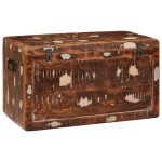 vidaXL Cutie de depozitare 70 x 35 x 40 cm Lemn masiv reciclat vidaXL Cutie de depozitare 70 x 35 x 40 cm Lemn masiv reciclat