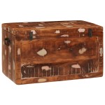 vidaXL Cutie de depozitare 70 x 35 x 40 cm Lemn masiv reciclat vidaXL Cutie de depozitare 70 x 35 x 40 cm Lemn masiv reciclat