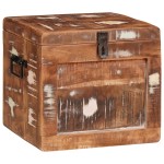 vidaXL Cutie de depozitare Multicolour Lemn masiv reciclat vidaXL Cutie de depozitare Multicolour Lemn masiv reciclat