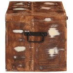 vidaXL Cutie de depozitare Multicolour Lemn masiv reciclat vidaXL Cutie de depozitare Multicolour Lemn masiv reciclat