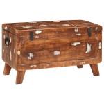 vidaXL Cutie de depozitare 70 x 35 x 40 cm Lemn masiv reciclat vidaXL Cutie de depozitare 70 x 35 x 40 cm Lemn masiv reciclat