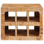 vidaXL Raft pentru vin Maro 44 x 30 x 35 cm Lemn de mango solid vidaXL Raft pentru vin Maro 44 x 30 x 35 cm Lemn de mango solid