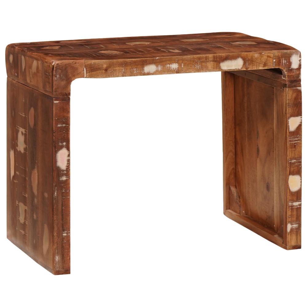 vidaXL Masă laterală 60 x 35 x 45 cm Lemn masiv reciclat