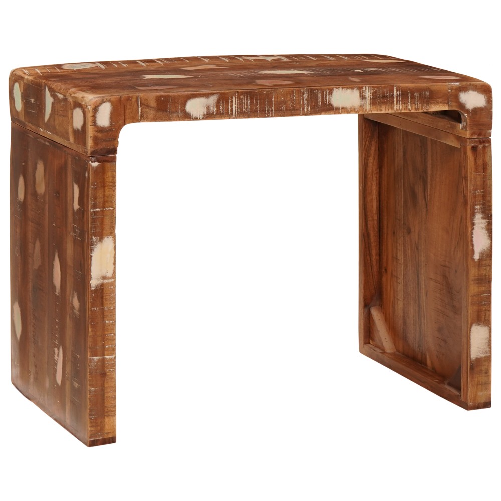 vidaXL Masă laterală 60 x 35 x 45 cm Lemn masiv reciclat