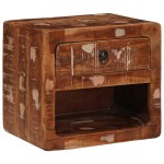 vidaXL Dulap suspendat lângă pat cu sertar Multicolour 40 x 30 x 36 cm