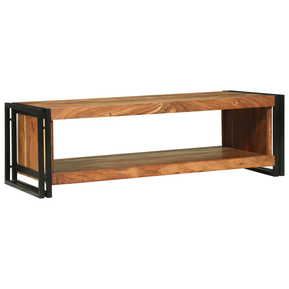 vidaXL Masa de cafea 120x50x38 cm Lemn masiv de acacia