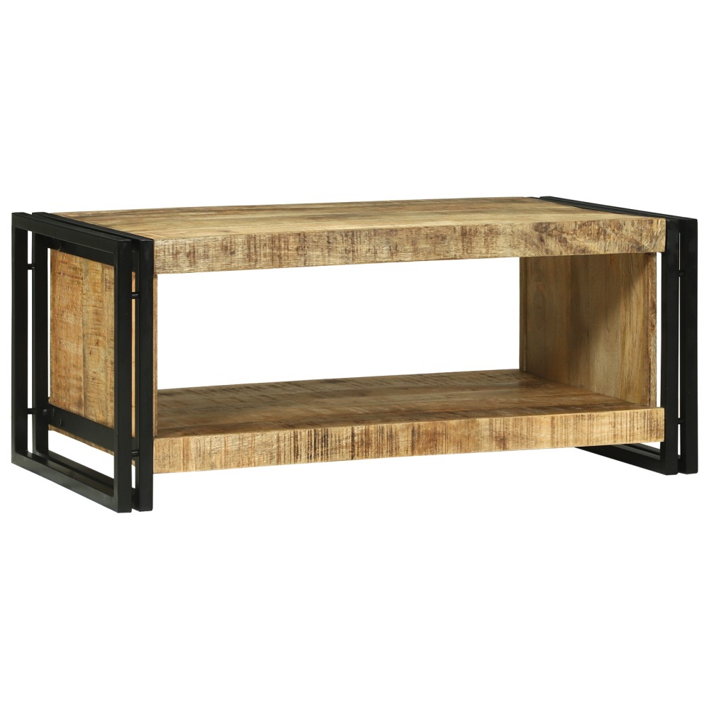 vidaXL Masă de cafea 90x50x38 cm din lemn masiv de mango