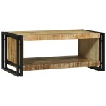 vidaXL Masă de cafea 90x50x38 cm din lemn masiv de mango vidaXL Masă de cafea 90x50x38 cm din lemn masiv de mango