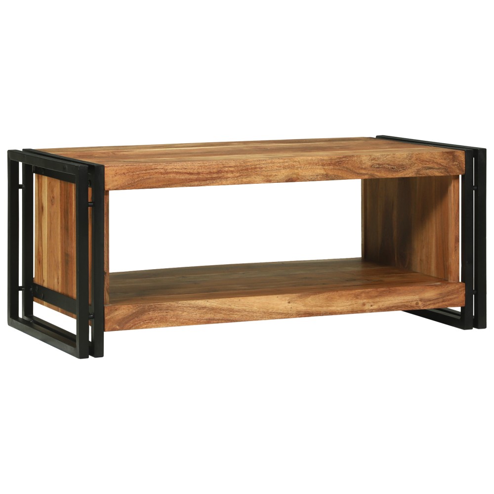 vidaXL Masă de cafea 90x50x38 cm Lemn masiv de acacia