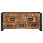 vidaXL Masă de cafea Multicolour 90 x 50 x 38 cm Lemn recuperat masiv