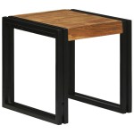 vidaXL Set de mese de năsturei - 3 din lemn solid de acacia vidaXL Set de mese de năsturei - 3 din lemn solid de acacia