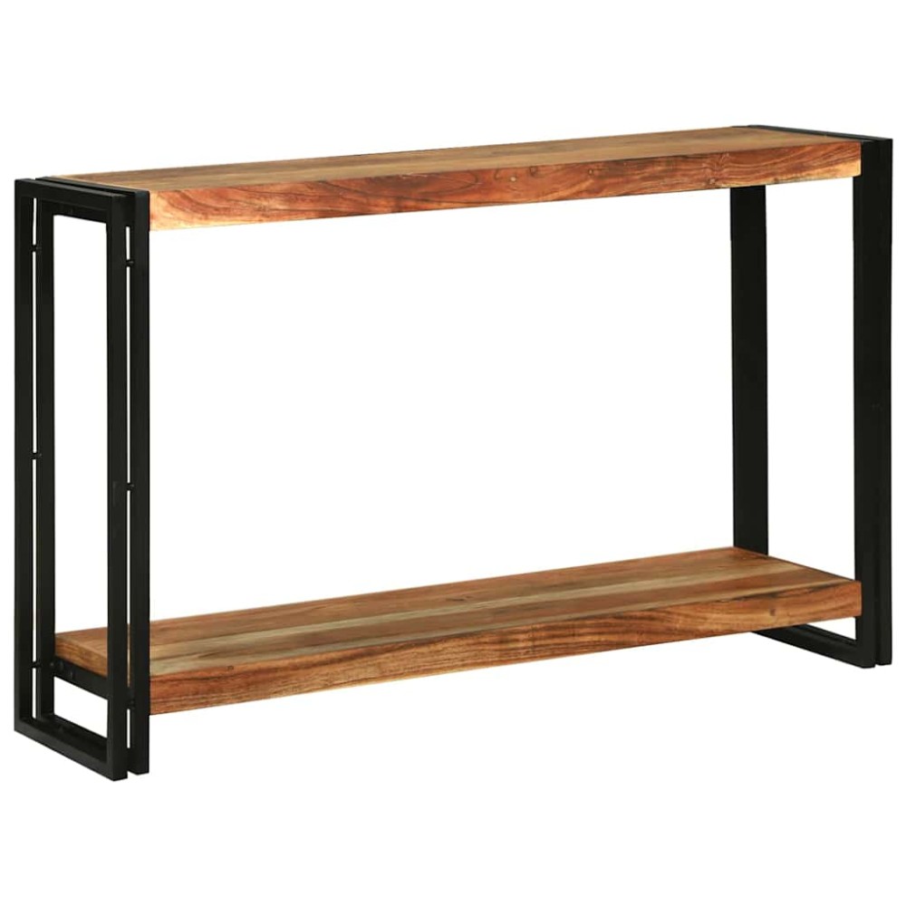 vidaXL Masă de consolă Maro 120 x 33 x 75 cm lemn masiv de acacia