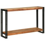 vidaXL Masă de consolă Maro 120 x 33 x 75 cm lemn masiv de acacia vidaXL Masă de consolă Maro 120 x 33 x 75 cm lemn masiv de acacia