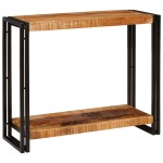 vidaXL Masă de consolă 90 x 33 x 75 cm Lemn masiv de mango nefinisat vidaXL Masă de consolă 90 x 33 x 75 cm Lemn masiv de mango nefinisat