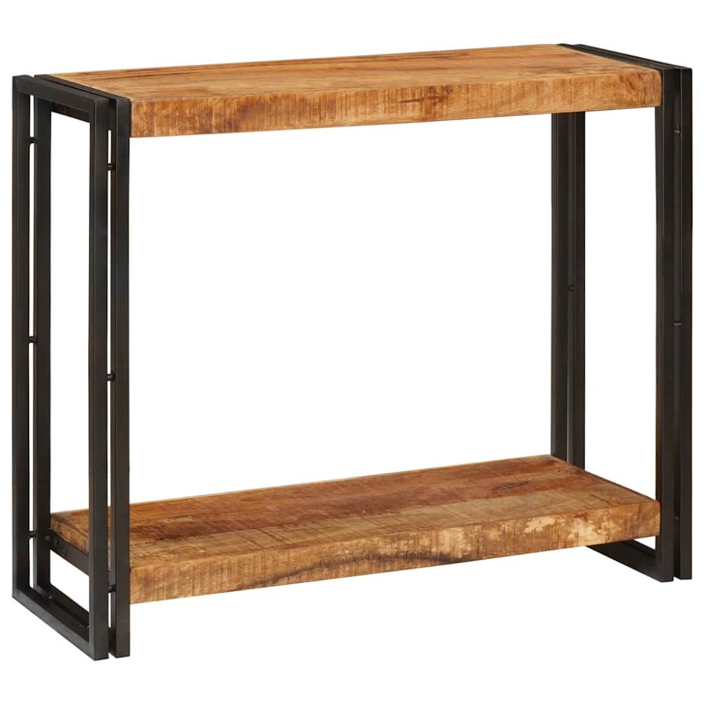 vidaXL Masă de consolă 90 x 33 x 75 cm Lemn masiv de mango nefinisat