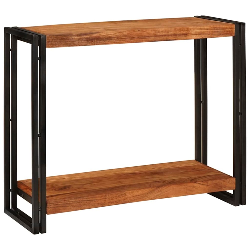 vidaXL Masă de consolă Maro 90 x 33 x 75 cm lemn masiv de acacia