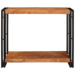 vidaXL Masă de consolă Maro 90 x 33 x 75 cm lemn masiv de acacia vidaXL Masă de consolă Maro 90 x 33 x 75 cm lemn masiv de acacia